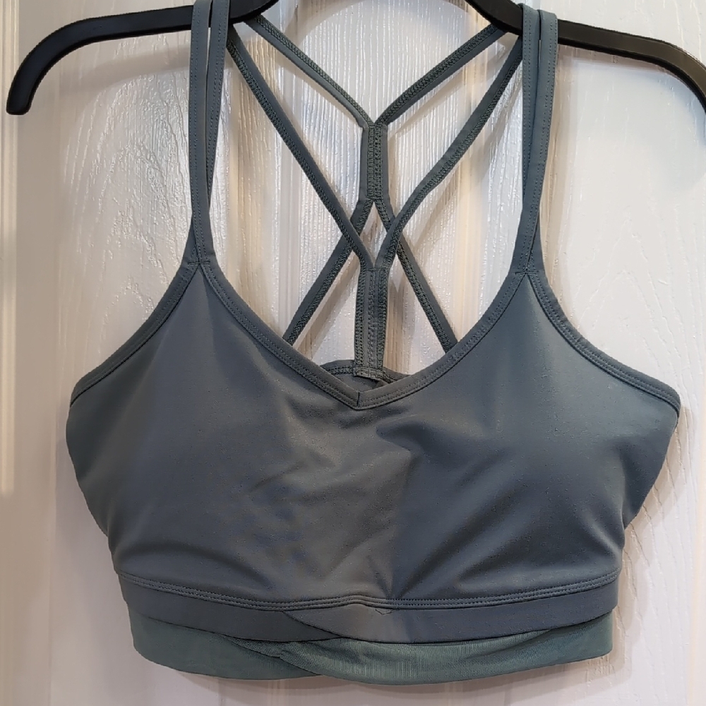 All in Motion Crossback Sports Bra - Sage Size large